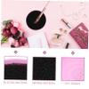 Angoily 8pcs Makeup Brush Cleaning Sponge Pad Easy Use Sponge Tool for Quick Makeup Removal Material for Eye Shadow and Blusher Cleaning view 3