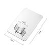 Angoily 3sets Nail Art Palette Set with Ring and Mixing Tray Makeup Tool Stainless Steel 10 Colors Palette 2pcs*3 view 3