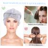 Angoily 2pcs Super Absorbent Hair Dry Caps Quick Drying Towel Wraps for Efficient Hair Care Lightweight and Shower Caps and Grey Stripes for Home and Travel view 4