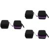 DOITOOL 6pcs Storage Pouches Pu Holders Compartments Carrying Cases for Bottles for Organizing Supplies view 1