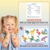 104 PCS Dinosaur Temporary Tattoos for Kids Party Supplies, Temp Tattoo Stickers for Kids Girls Boys Birthday Party Favors Activities view 3