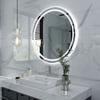 LED Bathroom Mirror Round,Circle Mirror,Bathroom Mirrors for Wall,Vanity Mirror with Lights,Polished Frameless Wall Mirror for Bathroom, Vanity, Bedroom,IP44, White/Warm Light ( Color : White Light , view 1