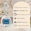 Facial Steamer-Face Steamer for Facial Deep Cleaning, Vaporizador Facial for Esthetician and Nano Ionic Hot Steam for Face, Professional Facial Steamer with a Headband and Acne Needle Set.(Blue) view 4