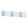 Angoily Fast Drying Hair Towel 6 Pcs Towel Quick Drying Bath Cap Turbins for Ladies Hair-Drying Cap Hat Rabbit Ears Turban view 1