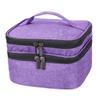 Angoily 30grids Essential Oils Carrying Case Handle Dual-layer Nail Polish Storage Bag Holds Bottles Portable Organizer for Essential Oils and Nail Products Design view 1