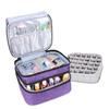 Angoily 30grids Essential Oils Carrying Case Handle Dual-layer Nail Polish Storage Bag Holds Bottles Portable Organizer for Essential Oils and Nail Products Design view 3