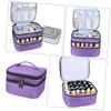 Angoily 30grids Essential Oils Carrying Case Handle Dual-layer Nail Polish Storage Bag Holds Bottles Portable Organizer for Essential Oils and Nail Products Design view 4