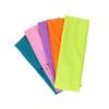 Angoily 5pcs Women Wide Stretchy Headbands for Yoga Running and Sports Moisture Wicking Cotton Sweat Absorption Hairbands Orange Pink Purple and Light Green view 1