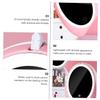 Angoily Cosmetic Storage Box with Lamp Makeup Mirror Light Makeup Organizer Home Storage view 3