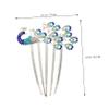 Angoily Rhinestone Hair Comb Accessories for Weddings Bridal Hair Clip Headdress Tooth Hairpiece for Special Occasions Chic and Elegant Styling view 4