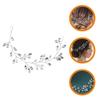 Housoutil Rhinestone Hair Vine for Women Elegant Decorative Bridal Headpiece for Weddings and Parties Handmade Hair Accessory Rhinestone and Decor Silver view 3