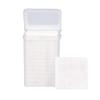 200 PCS Nail Wipes White Lash Cotton Pads Nail Cleaning Wipes Eyelash Extension Glue Wipes Cleaner Pads Cotton Nail Salon Supplies view 1