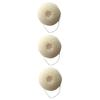Angoily 3pcs Natural Skin Care Facial Sponge Exfoliating Scrub for Face Cleansing and Makeup Removal view 1