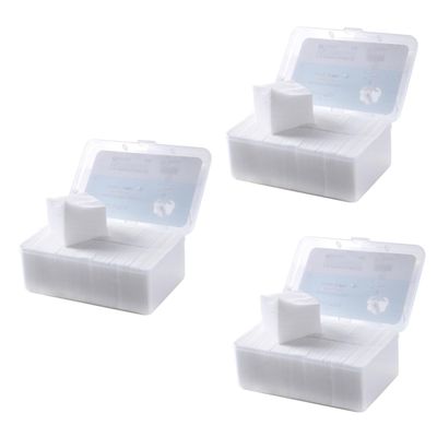 DOITOOL 3000pcs Non-Woven Makeup Pads Thin Skin-Friendly Facial for Easy Makeup Removal Daily Skin Care Convenient Storage Box Included for Toner and Lotion Application