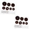 Beaupretty 44pcs Hair Updo Bun Kit Elastic Hair Ropes u Shaped Clips for Elegant Hairstyles Versatile Styling Accessories Coffee Color for Dance and Everyday Use view 1