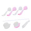 Housoutil Long Handle Nail Brush Set of 4 Nail Cleaning Brush with Cover for Hand/Foot Nail Cleaning view 4