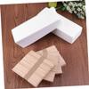 Angoily 400pcs Depilatory Wax Strips and Applicator Sticks Facial Hair Removal Nonwoven Strips Sticks Easy to Use for Home and Salon view 4
