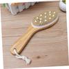 Angoily 2pcs Long Bathing Shower Brush Handle Portable Body Exfoliating Shower Beads Massage Brush for Women Body view 2