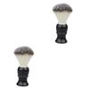 Angoily 2pcs Men Beard Brush for Styling and Cleaning Soft Bristle Shaving Tool for Beard Care Portable and Convenient Design for Bearded Men view 1