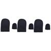 Angoily 6pcs Flocking Self Tanning Mitts for Makeup Use Sunless Tanning Gloves Thumb Protective Sunscreen Sponge Gloves Compact and for Easy Application Black view 1