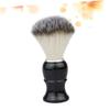 Angoily 3pcs Men Beard Styling Brush Soft Bristle Shaving Brush for Cleaning and Grooming Portable Design for Go Use for Bearded Men view 4