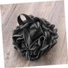 Angoily 3pcs Soft Mesh Bath Sponge Exfoliating Shower Pouf Body Scrubber for Gentle Skin Care Black Color for All Skin Types and Spa Experience view 4