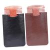 Angoily Four-sided Beard Comb with -static Design Travel-friendly Styling Tool for Men Includes Storage Bag Random Brown Style view 3