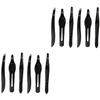 Angoily 2 Sets Stainless Steel Eyebrow Tweezers Clip Eye Brow Makeup Tool Friends Family view 1