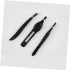 Angoily 2 Sets Stainless Steel Eyebrow Tweezers Clip Eye Brow Makeup Tool Friends Family view 4
