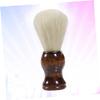 Angoily 2pcs Portable Beard Cleaning Brush Soft Bristles Skin-friendly Shaving Brush for Men Compact Design for for Bearded Men view 2