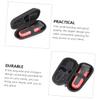 Angoily 3pcs Men Hair Clipper Case Electric Shaver Storage Bag Mesh Pockets Travel Organizer Padded Protection Compact Travel Storage for Razor Attachments view 3