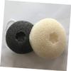 Angoily 2pcs Active Bamboo Face Cleaning Sponge Face Exfoliator for Deep Cleaning Soft Facial Scrub Natural Skin Care Sponge Makeup Remover view 2