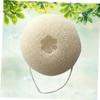 Angoily 2pcs Active Bamboo Face Cleaning Sponge Face Exfoliator for Deep Cleaning Soft Facial Scrub Natural Skin Care Sponge Makeup Remover view 4