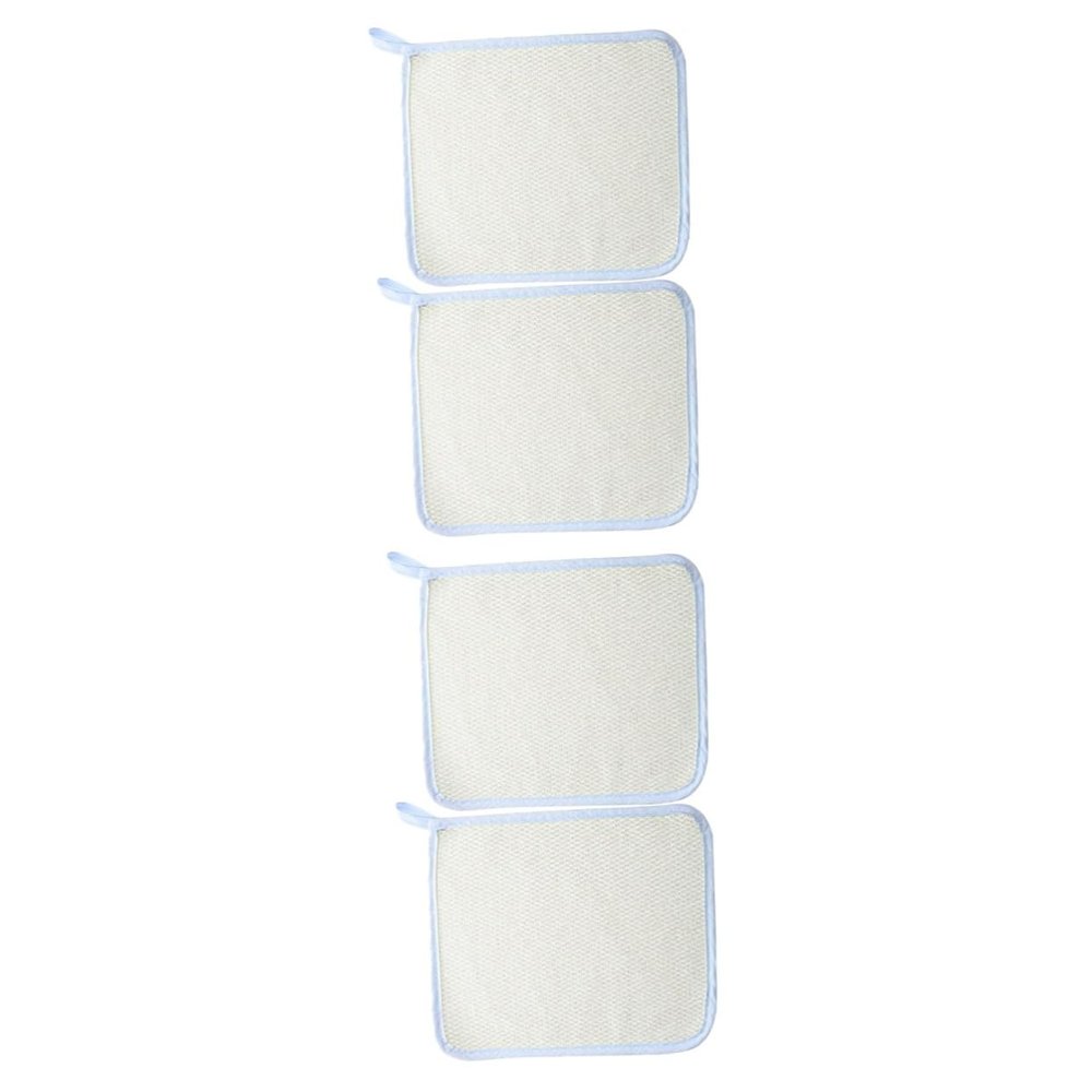 Angoily 4pcs Exfoliating Face Wash Bath Towel Back Scrubber Towel Quick Dry Nylon Bath Cloth Body Scrubbers for Shower
