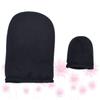 Angoily 4pcs Flocking Sunscreen Gloves Self Tanning Mitts for Sunless Application Black Pe Sponge Material Compact Easy to Use for Women Girls view 3