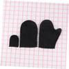Angoily 4pcs Flocking Sunscreen Gloves Self Tanning Mitts for Sunless Application Black Pe Sponge Material Compact Easy to Use for Women Girls view 4