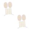 Angoily 8pcs Natural Loofah Bath Brush Exfoliating Scrub Towels for and Cleaning Tools for Smooth Skin Includes and Flat Brushes view 1