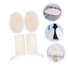 Angoily 8pcs Natural Loofah Bath Brush Exfoliating Scrub Towels for and Cleaning Tools for Smooth Skin Includes and Flat Brushes view 3