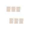 Angoily 2sets Bathing Supply Exfoliating Soap Light Yellow Soap Saver Ramie Maker for Skin 3pcs*2 view 1