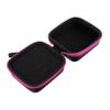 DOITOOL 9grids Essential Oil Storage Case Roller Bottle Holder for Travel Display and Organization Essential Oil Pouch for Collectors and Enthusiasts Rose Red view 1