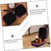 DOITOOL 9grids Essential Oil Storage Case Roller Bottle Holder for Travel Display and Organization Essential Oil Pouch for Collectors and Enthusiasts Rose Red view 4