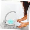 Angoily Silicone Bath Brush Gentle Exfoliating Shower Scrubber Food-Grade Material Comfortable Massage Function for Bathing Green view 3