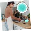 Angoily Silicone Bath Brush Gentle Exfoliating Shower Scrubber Food-Grade Material Comfortable Massage Function for Bathing Green view 4