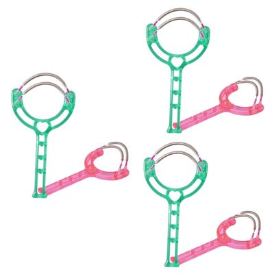 Angoily 6pcs Spring Facial Hair Removal Tool Handheld Epilator for Face Hair Removal Gentle and Chemical Smooth Skin Random Pattern Design