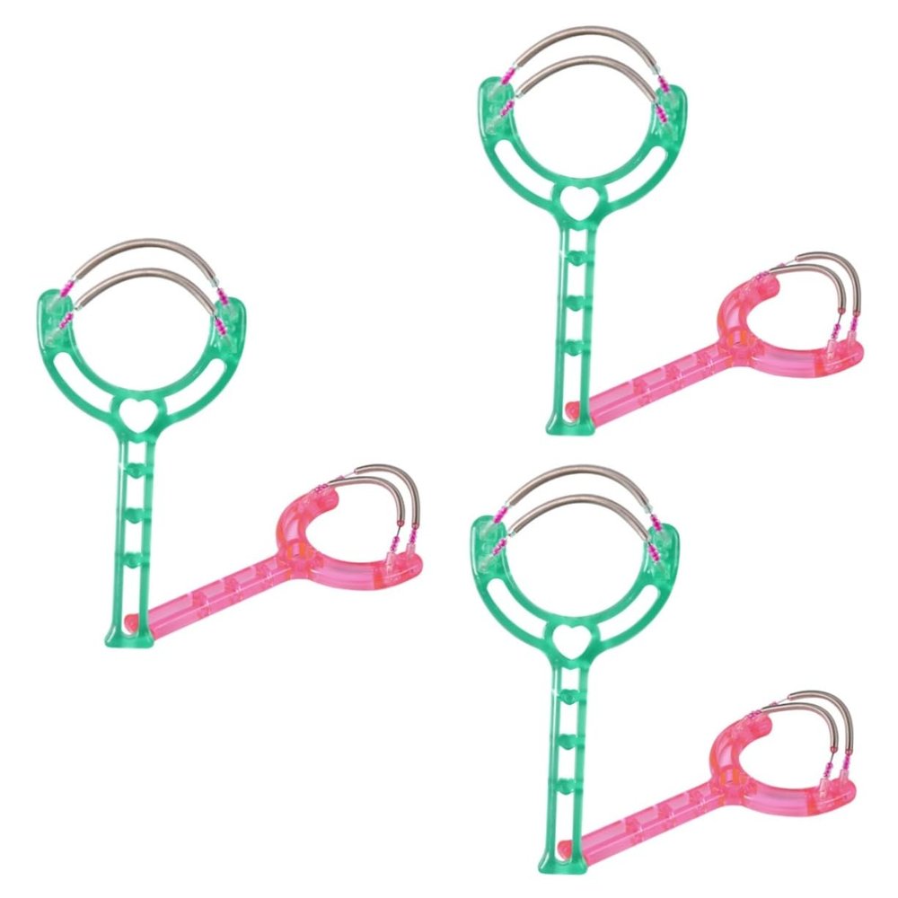 Angoily 6pcs Spring Facial Hair Removal Tool Handheld Epilator for Face Hair Removal Gentle and Chemical Smooth Skin Random Pattern Design