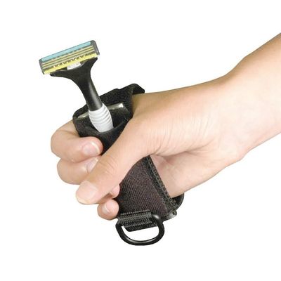 The Wright Stuff Weighted Cuff for Disposable Razors Helpful for Parkinsons and MS. Helps Slow Hand Tremors.