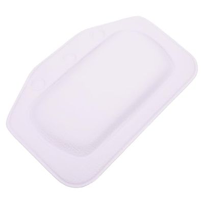 Angoily 1pc Bathtub Bath Pillow Suction Cup for Tub Relaxing Spa Head Rest Pillow