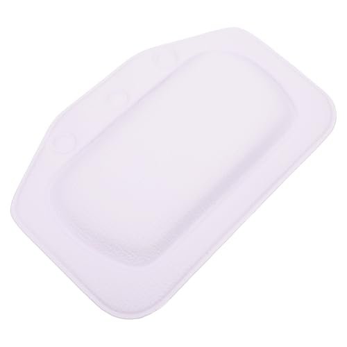 Angoily 1pc Bathtub Bath Pillow Suction Cup for Tub Relaxing Spa Head Rest Pillow