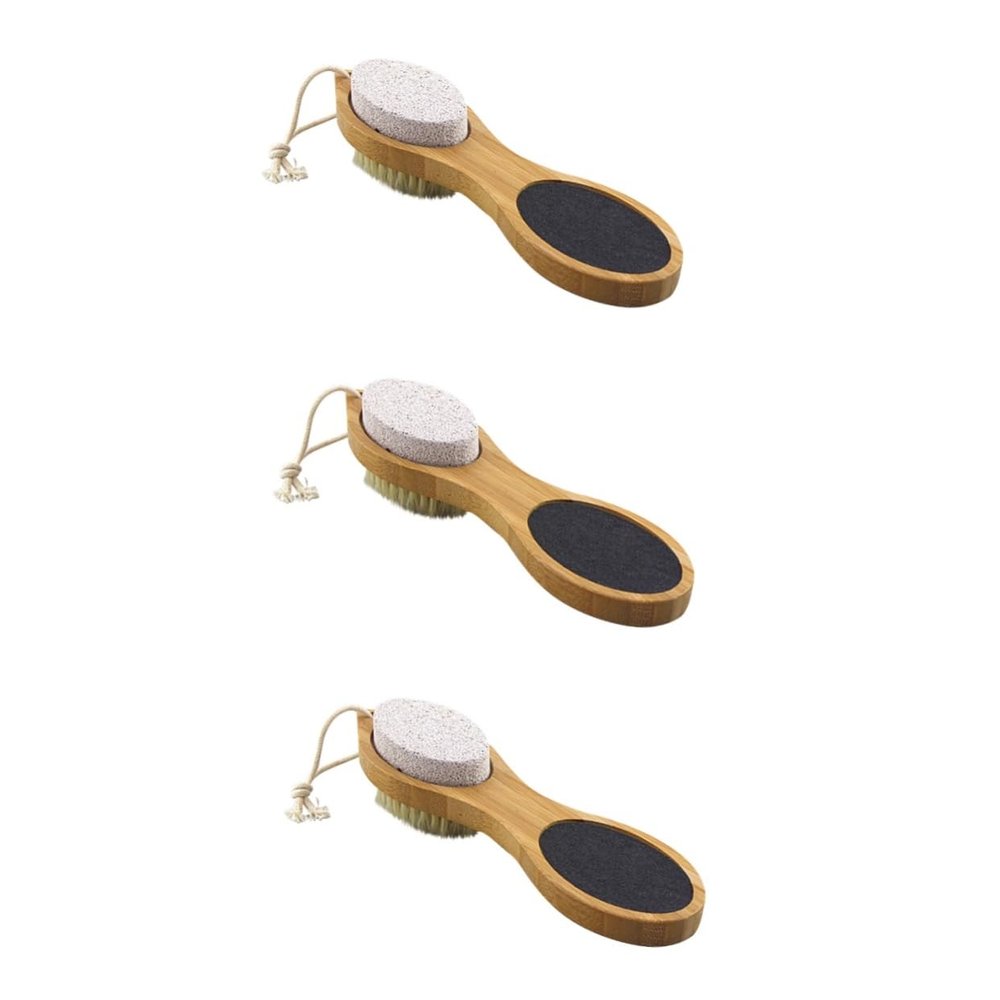 Angoily 3pcs Foot Massage Brush for Exfoliating and Cleaning Care Tool for Dead Skin Removal Softening and Circulation for Use