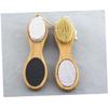 Angoily 3pcs Foot Massage Brush for Exfoliating and Cleaning Care Tool for Dead Skin Removal Softening and Circulation for Use view 3